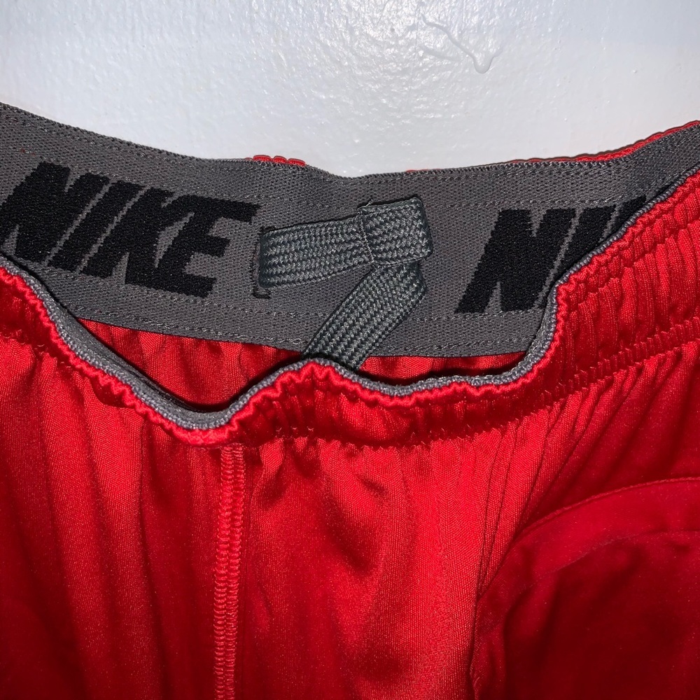 Nike Water Polo Shorts Dri Fit Red Shorts Size L - Picture 5 of 8